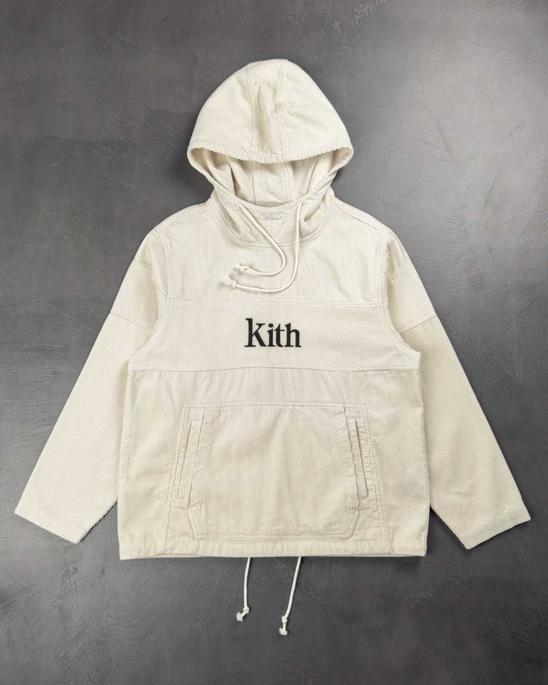 Худі Kith Corduroy Double Pocket Hoodie Buttercream