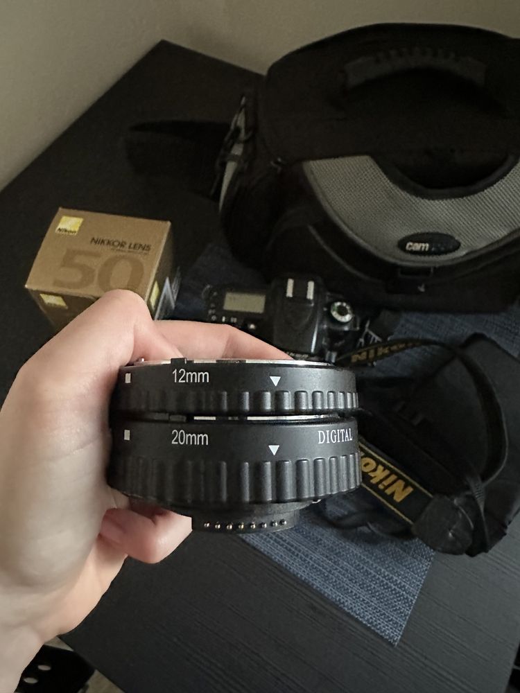Nikon D90 + Nikkor 50mm + pierścienie makro