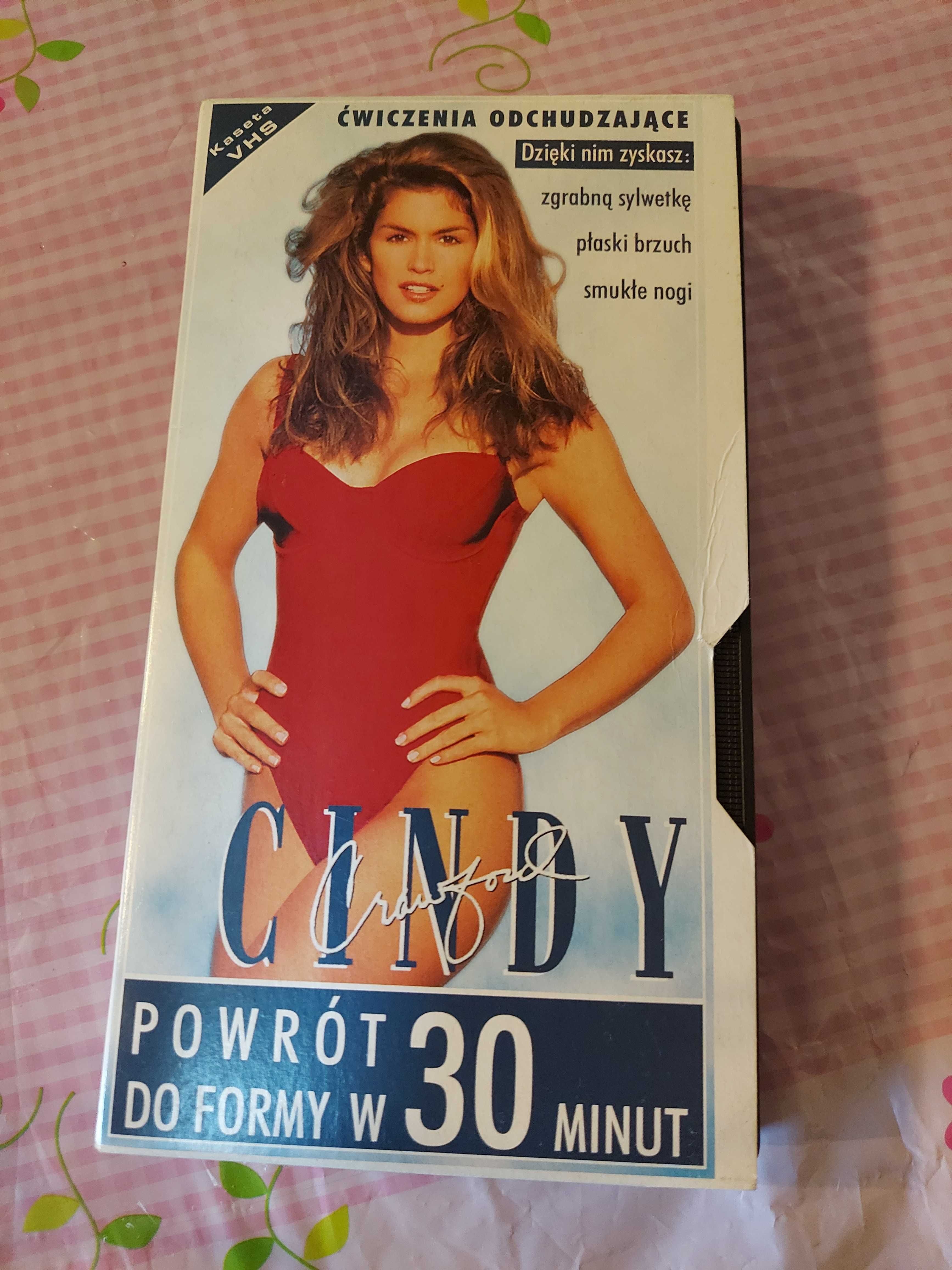 Ćwiczenia  z Cindy Crauford kaseta VHS