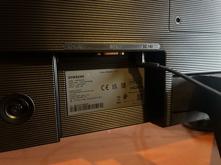 Pack 2x Samsung 24” F24T350FHR + Suporte Dual + HDMI | Para Trabalho