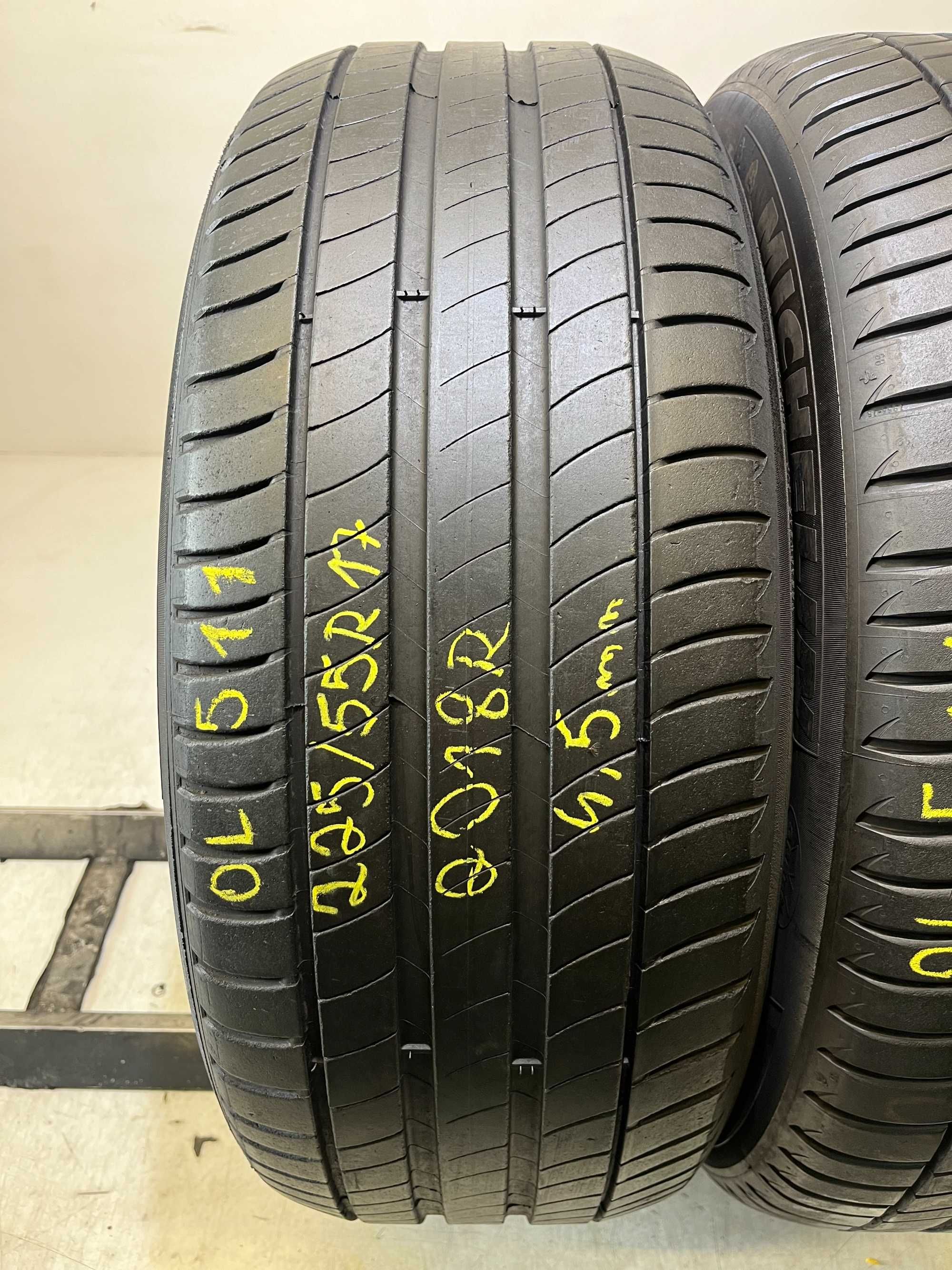 2x 225/55R17 Michelin Primacy 3 97Y OL511