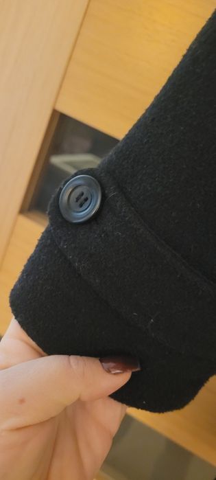 Płaszcz męski z kapturem zimowy