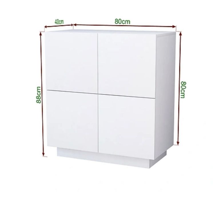 Komoda biała 80x80 stan bardzo dobry