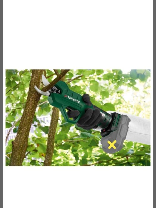 Tesouras de poda recarregáveis ​​de 20 V parkside