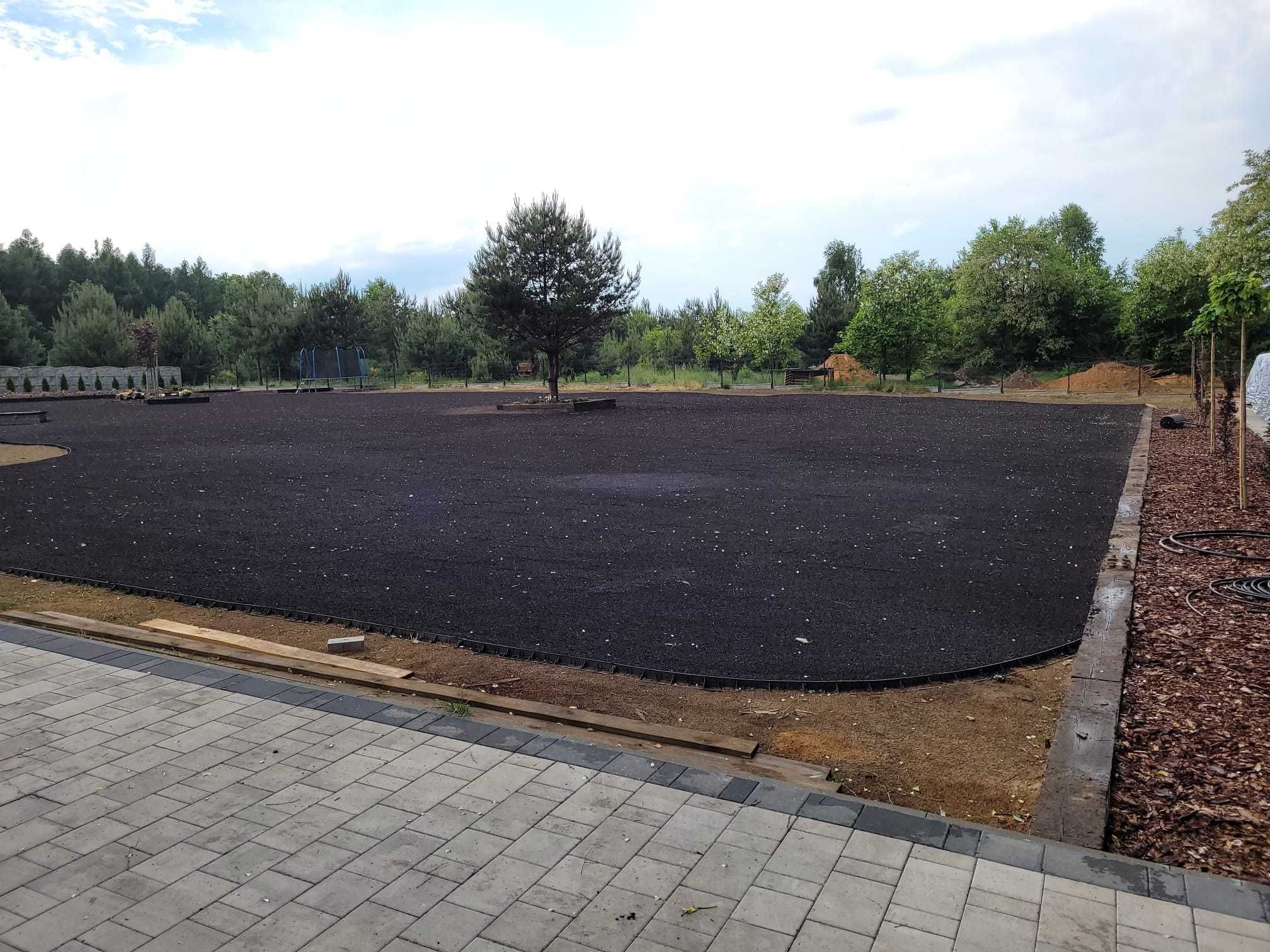 trawnik z rolki, siewu zakładanie trawników ogrodów system nawadniania