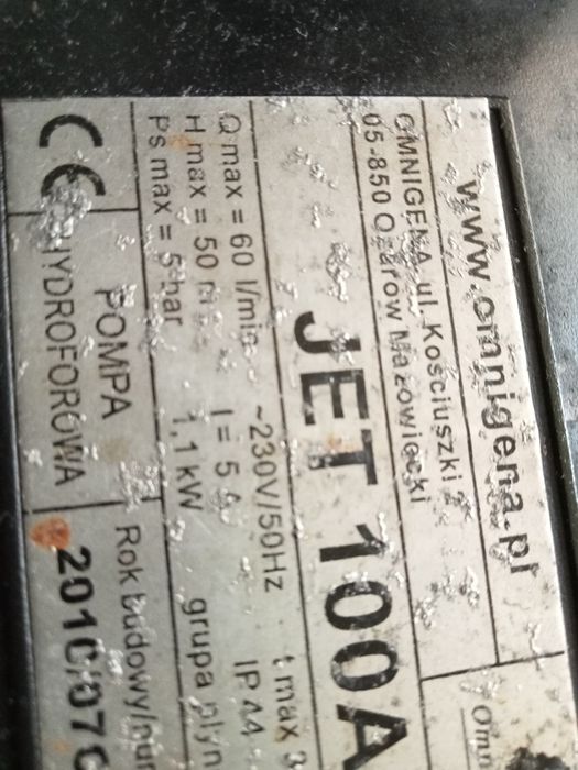 Pompa elektryczna do wody