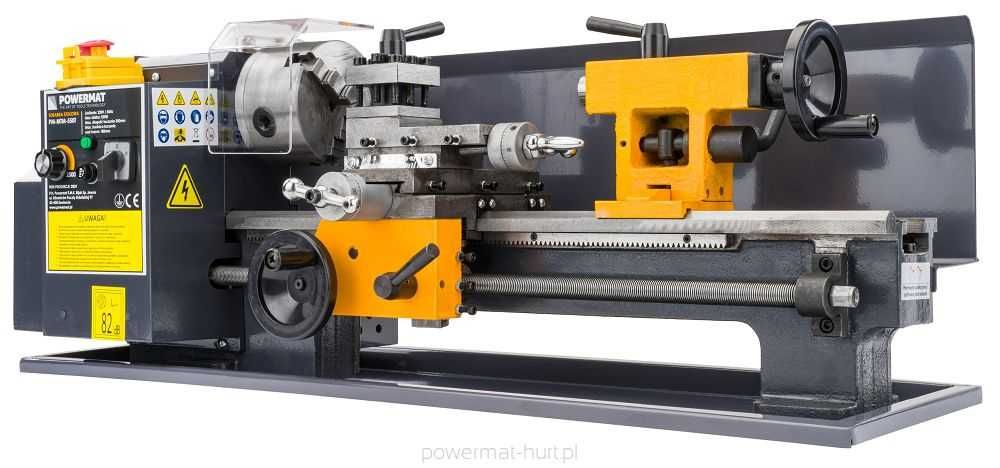 POWERMAT Mini Tokarka Stołowa Do Metalu Drewna 0-2500 Obr./min PM1314