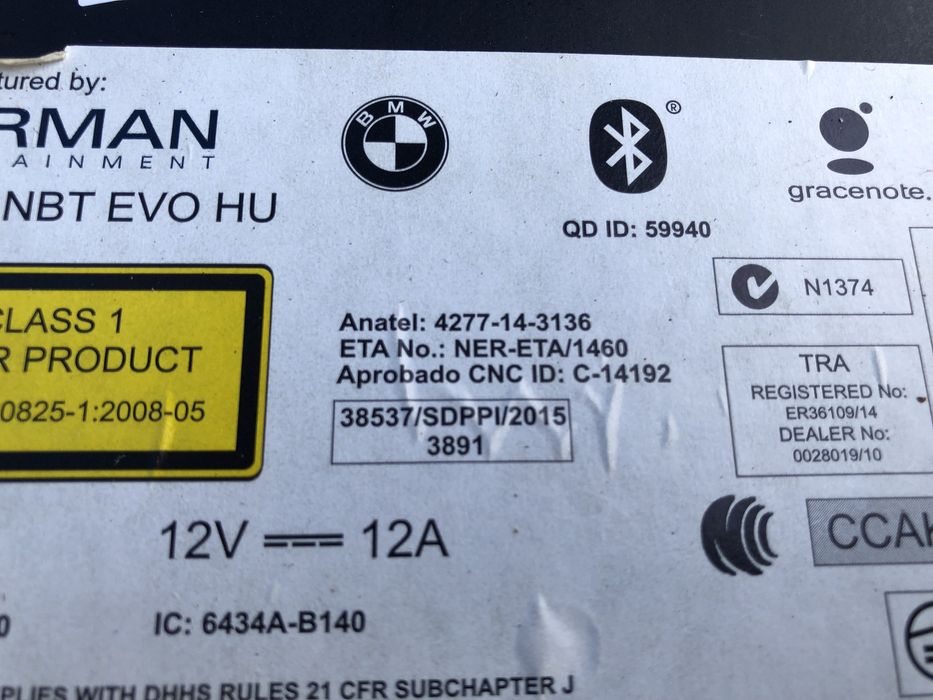 Блок навигації BMW 5 G30 Блок навигации БМВ 5 Г30 Разборка БМВ Г30