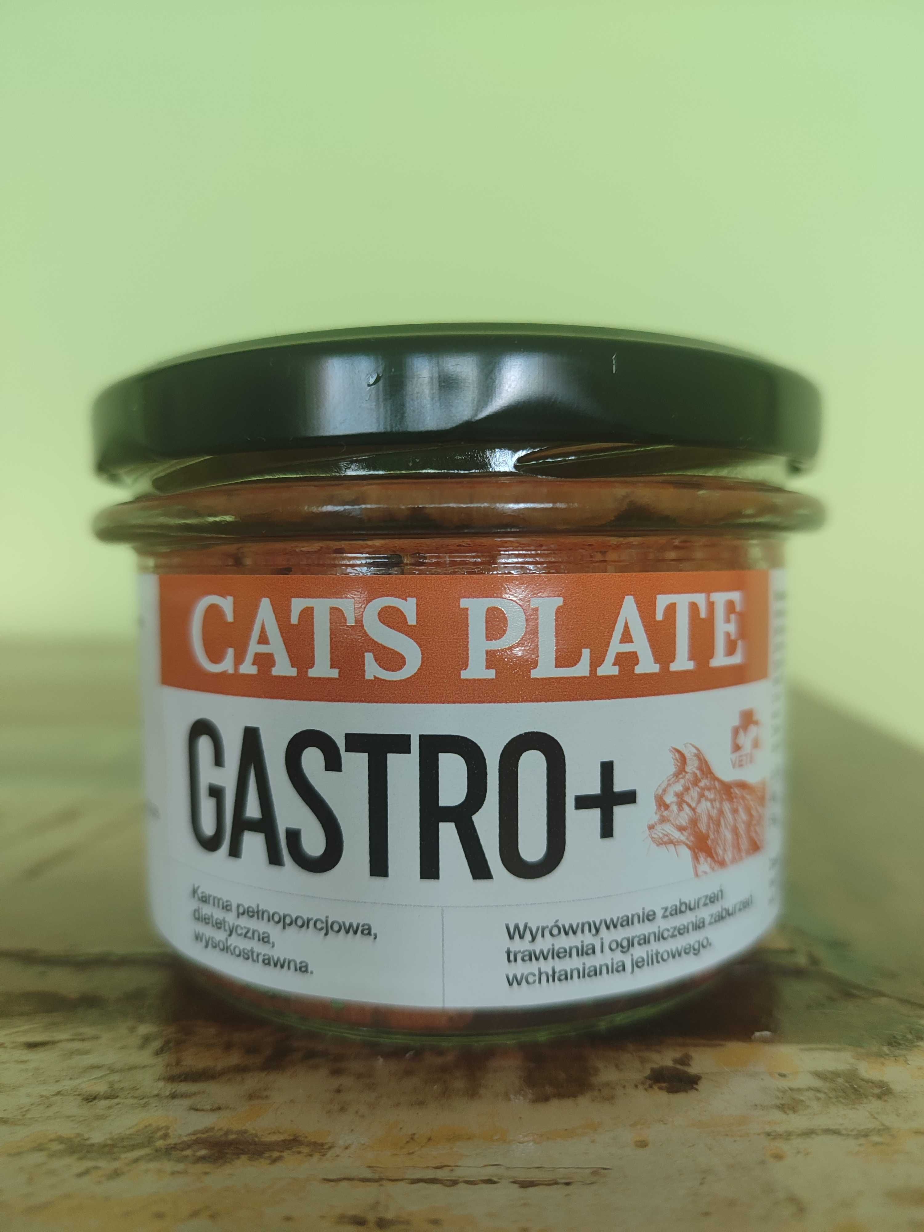 Karma Cats Plate Gastro + dla kotów z problemami układu pokarmowego.