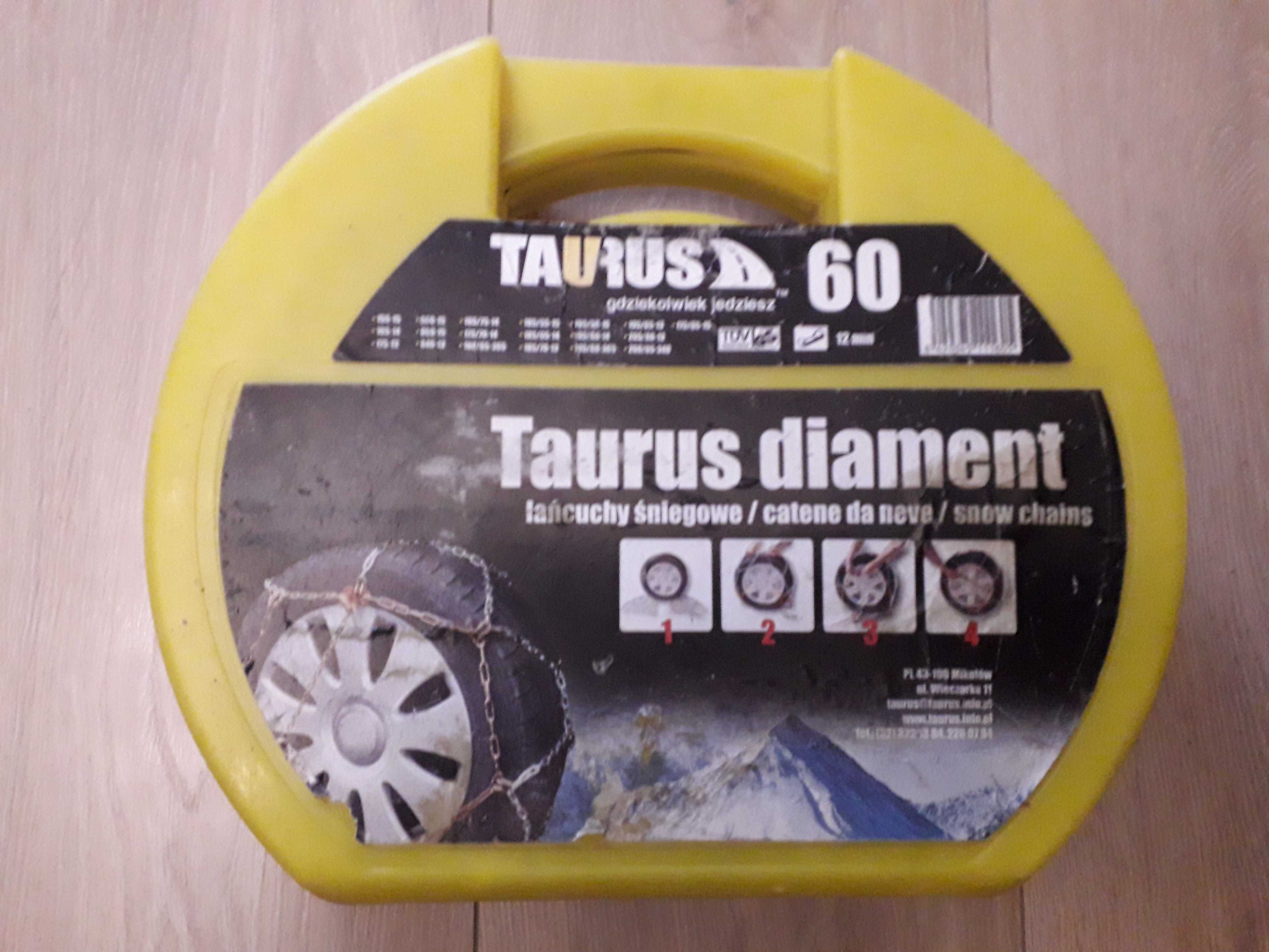 Łańcuchy śniegowe na opony, Taurus diament 60, nowe