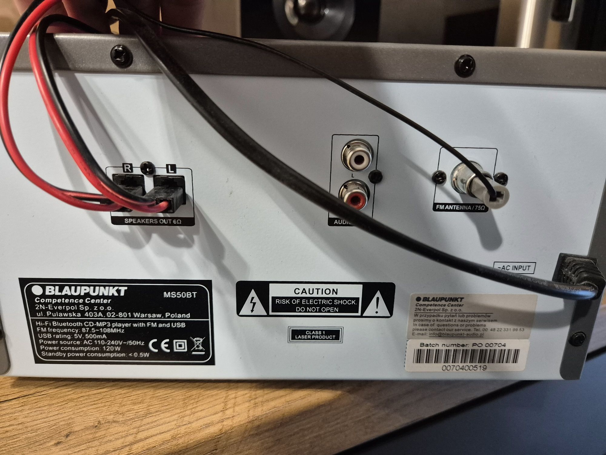 Wieża blaupunkt MS50BT  radio
