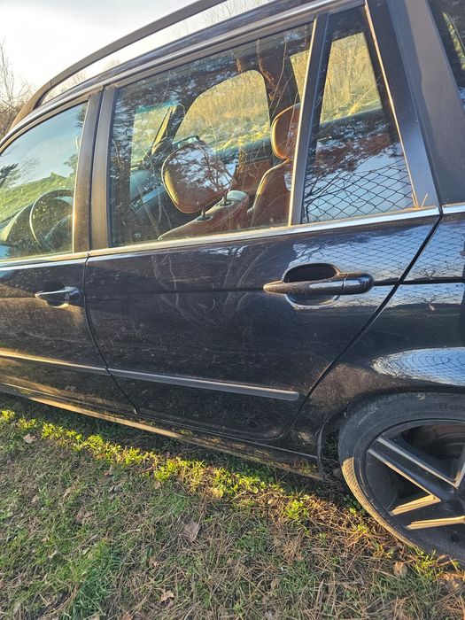 Drzwi tył tylne lewe pasażera BMW E46 Seria 3 Carbonschwarz EU