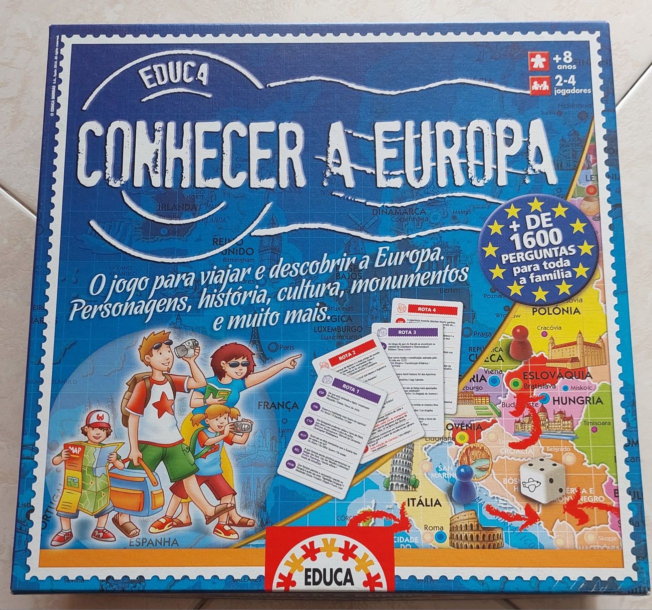 Jogo "Conhecer a Europa"