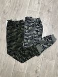 Теплі камуфляжні спортивні штани на манжеті фліс M XL XXL 3XL