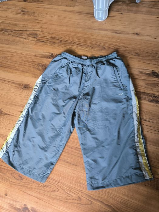 Nike Cortez spodenki męskie L za kolano lato siłownia szare grafit