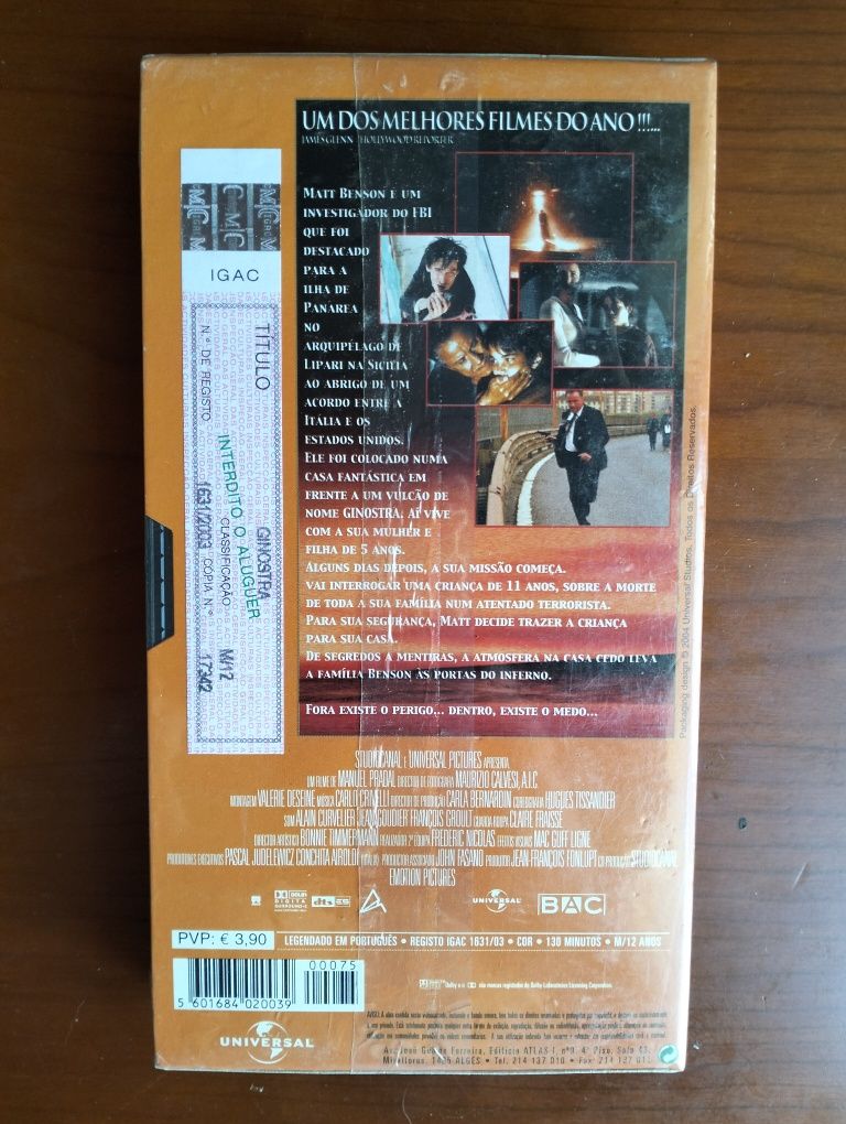 Antiga VHS "Ginostra" (selada)