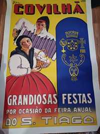 Cartaz das festas S. Tiago Covilhã