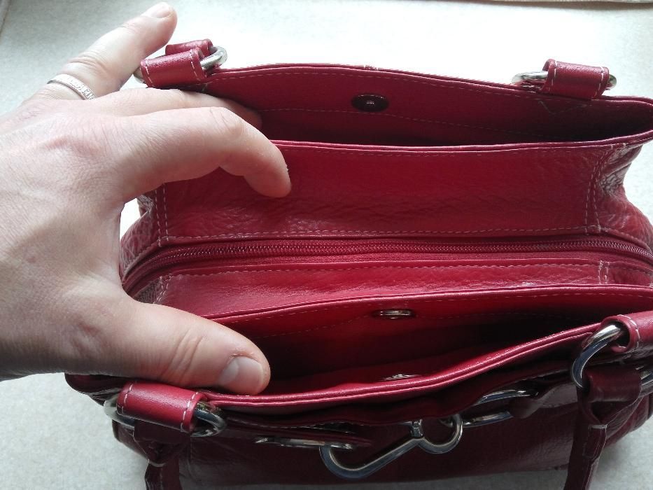 Дизайнерская сумка Joshua Taylor, новая, кож. красная