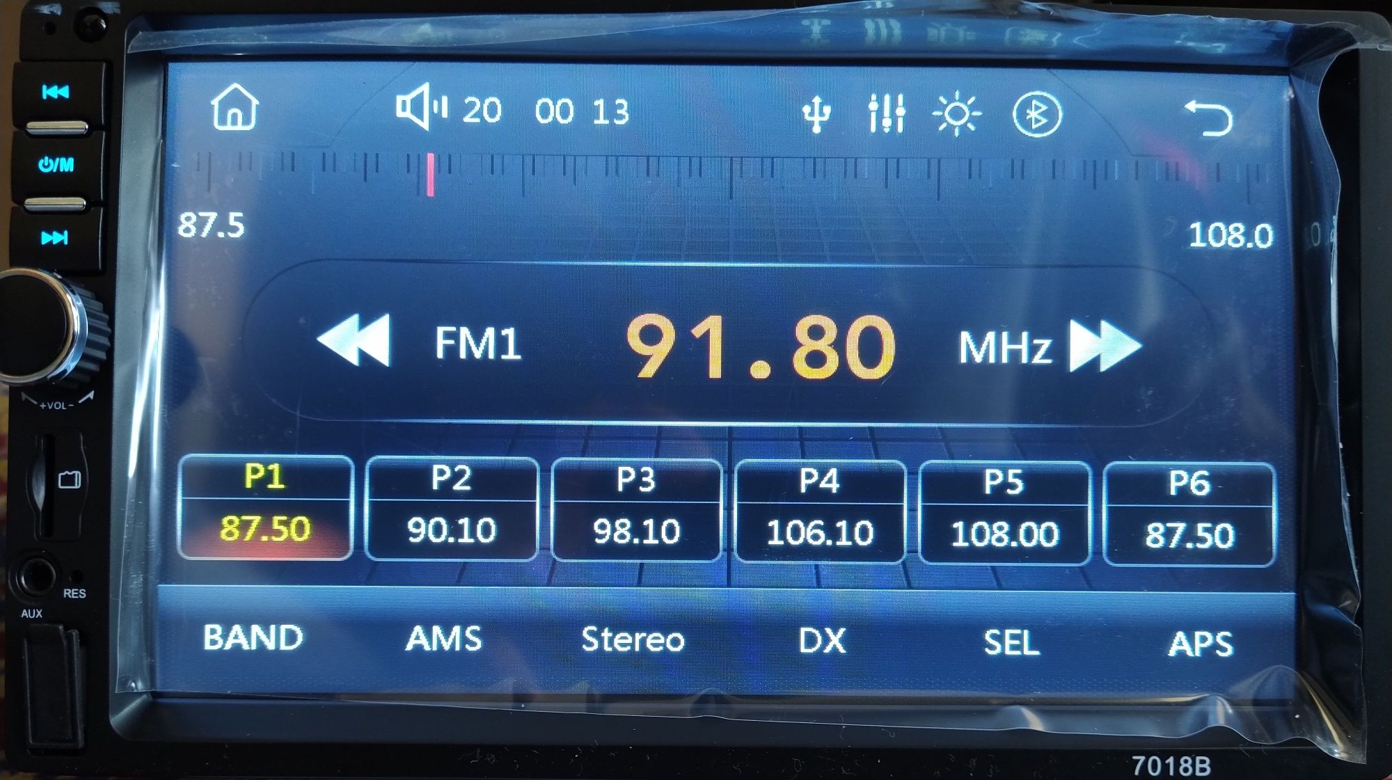 Versão atualizada Auto rádio 7" 2DIN Tela de toque e Bluetooth - novo