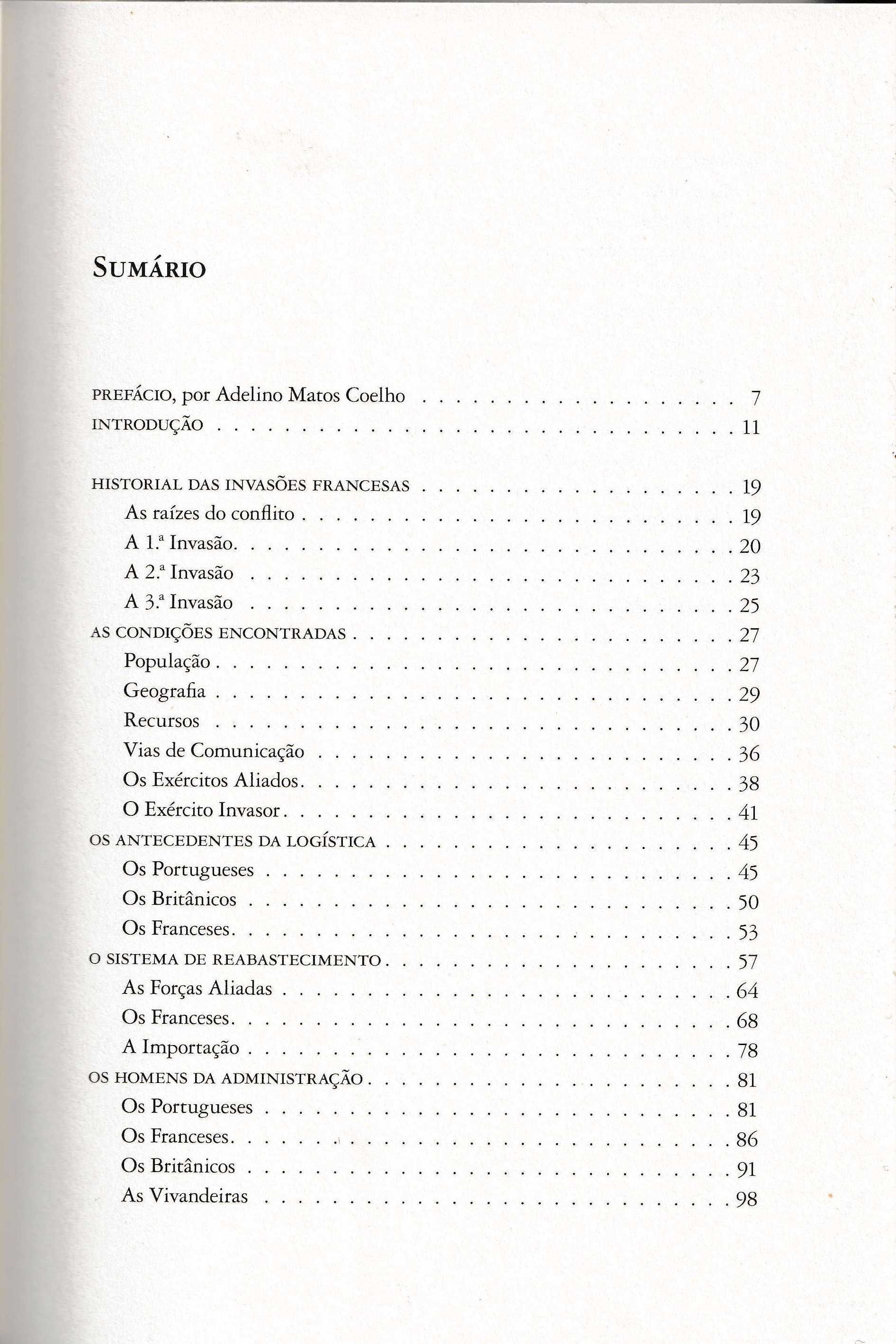 Livro A administração na Guerra Peninsular