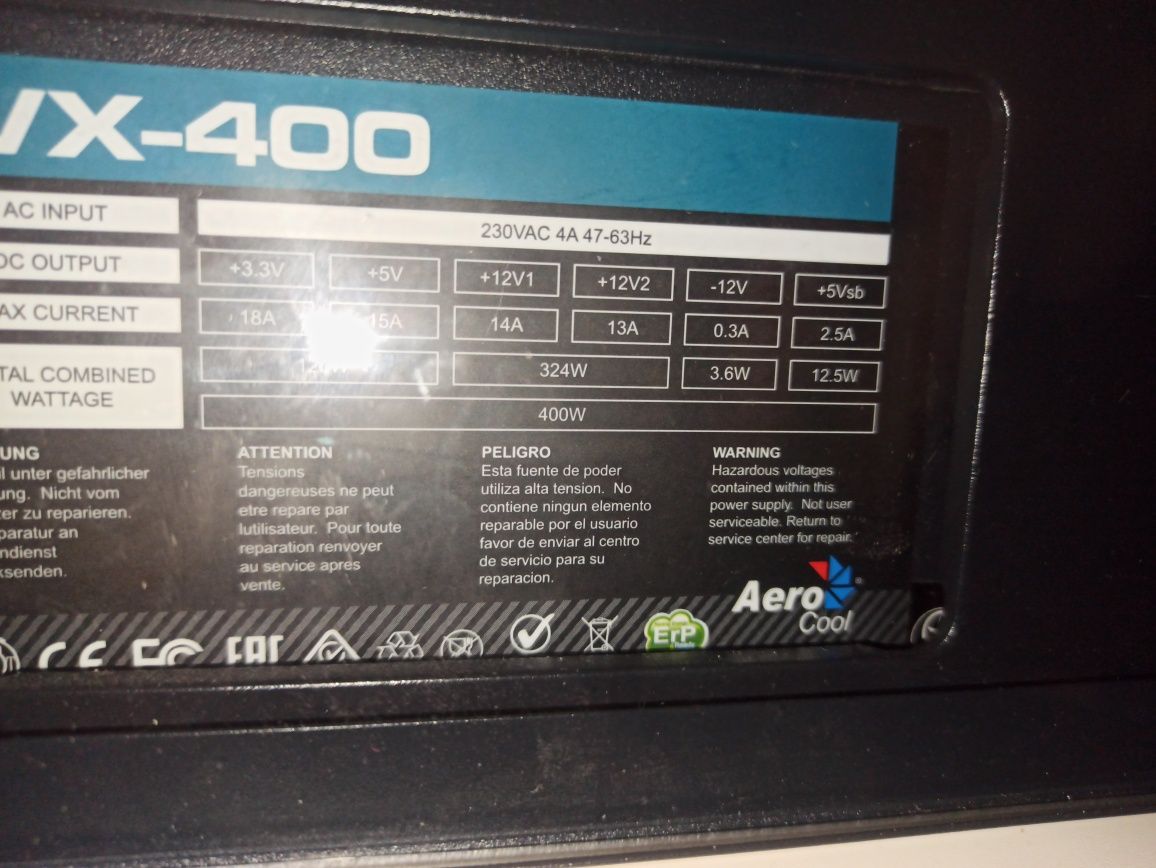 Блок живлення VX 400