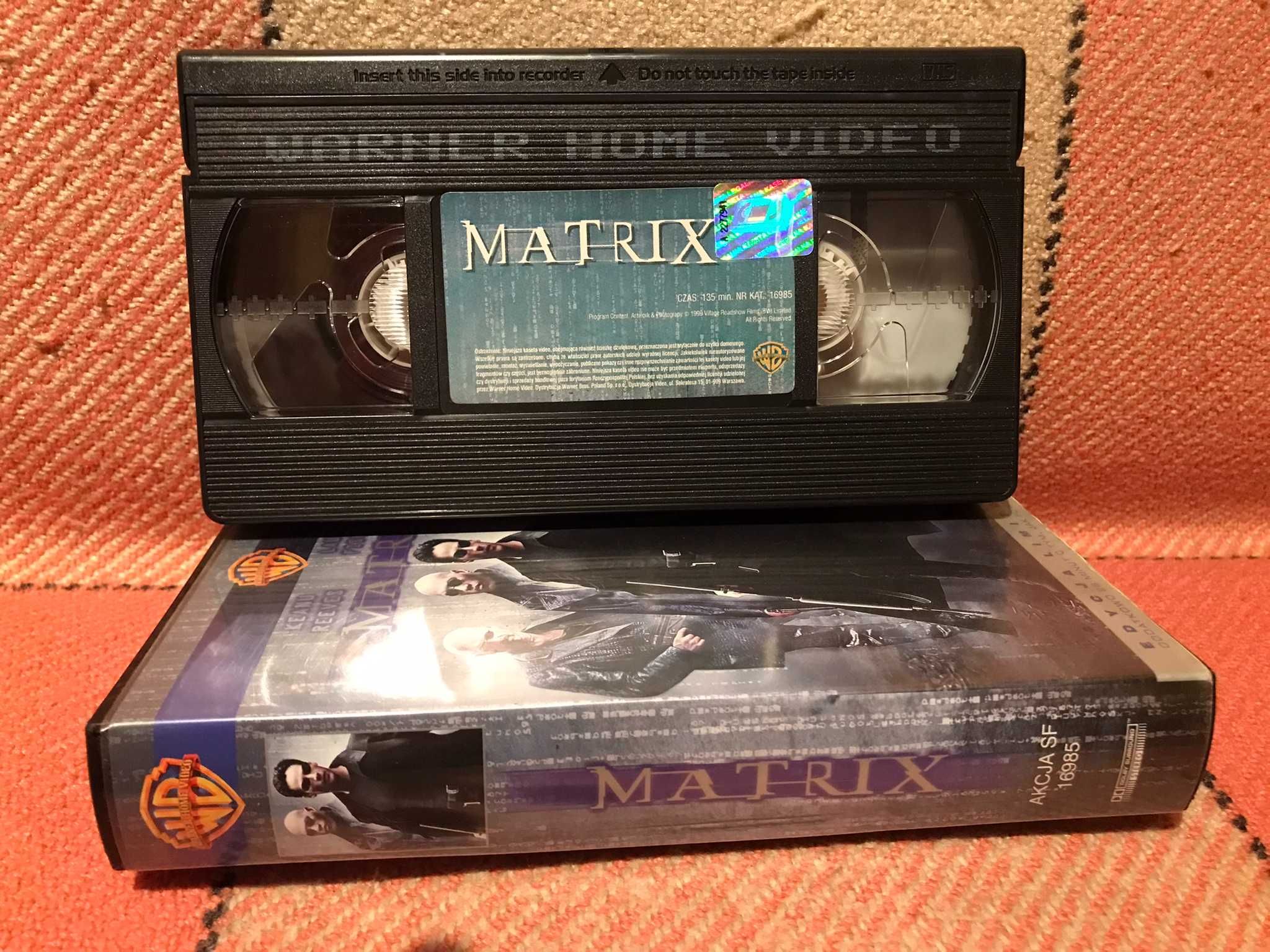 Matrix - rez. Bracia Wachowscy, kaseta VHS, wersja limitowana