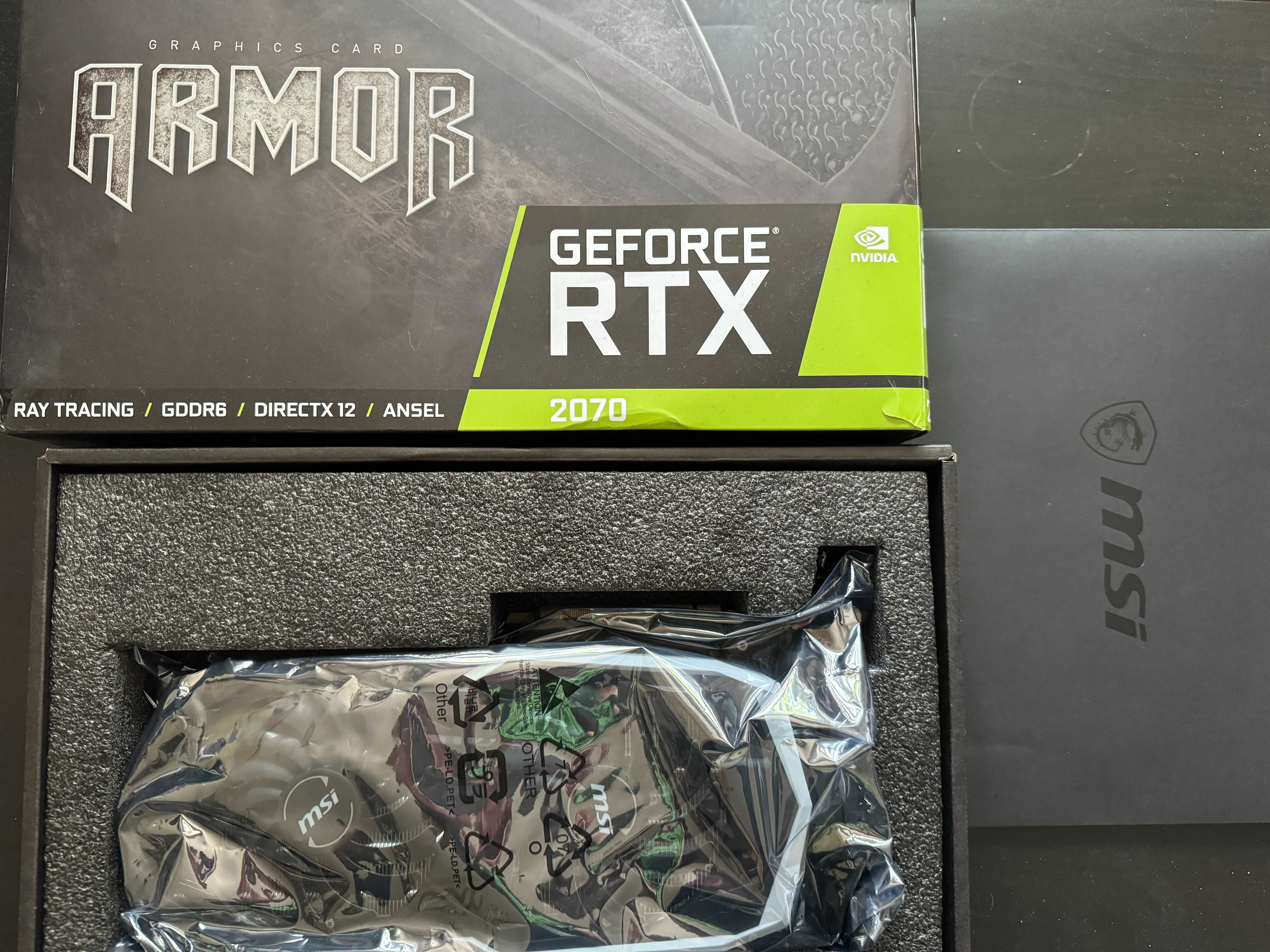 Karta graficzna MSI GeForce RTX 2070 ARMOR 8 GB GDDR6