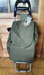 Torba / wózek na zakupy na dużych kółkach Semi Line khaki