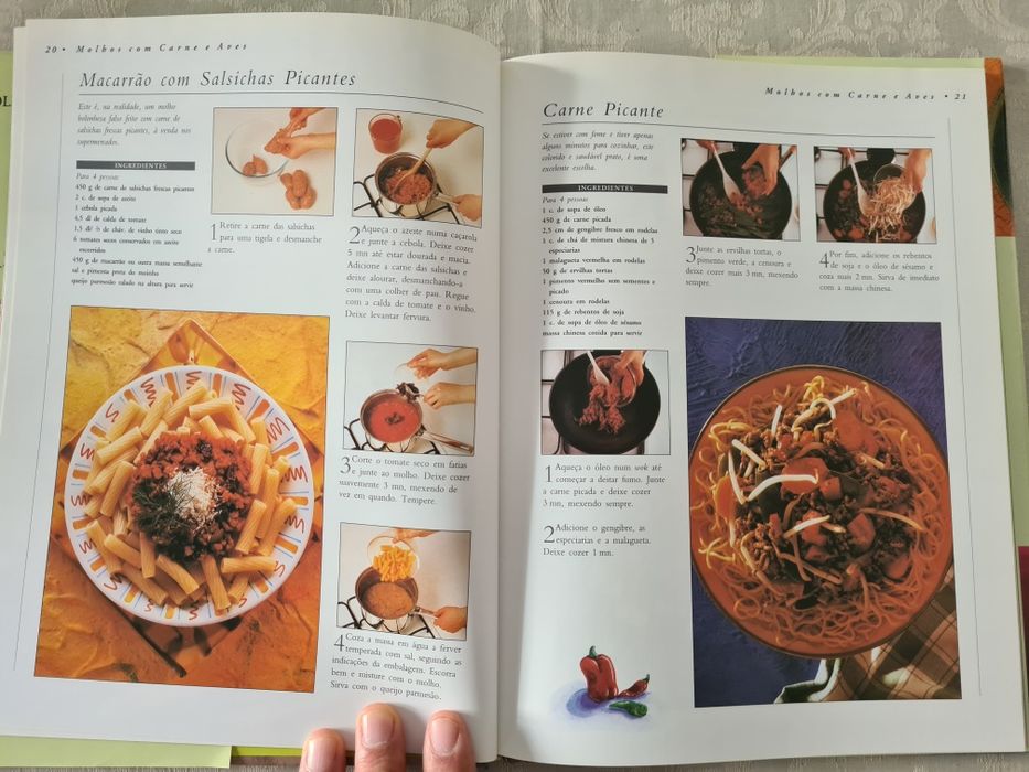 Livro Molhos deliciosos para massas