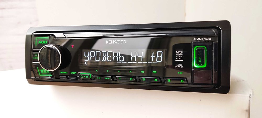 Kenwood KMM-GY с Bluetooth MOSFET 4x50 магнитола - оригинал!
