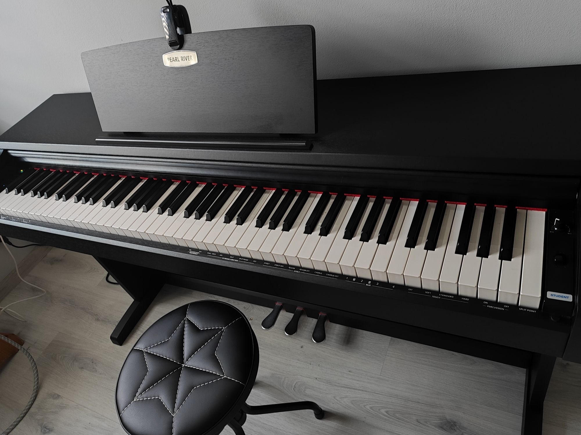Pianino cyfrowe Pearl River Student/512 polifonia /AKOMPANIAMENTY rytm