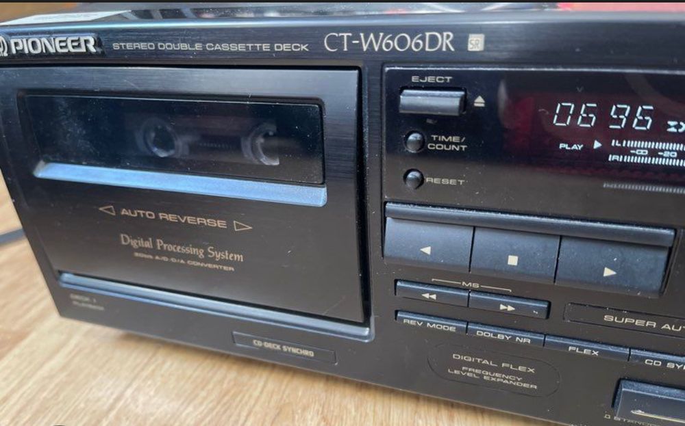 Cassete deck Pioneer ct w606dr