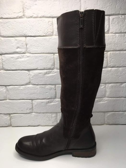 Kozaki skorzane delikatnie ocieplane marc o'polo Rozmiar 39