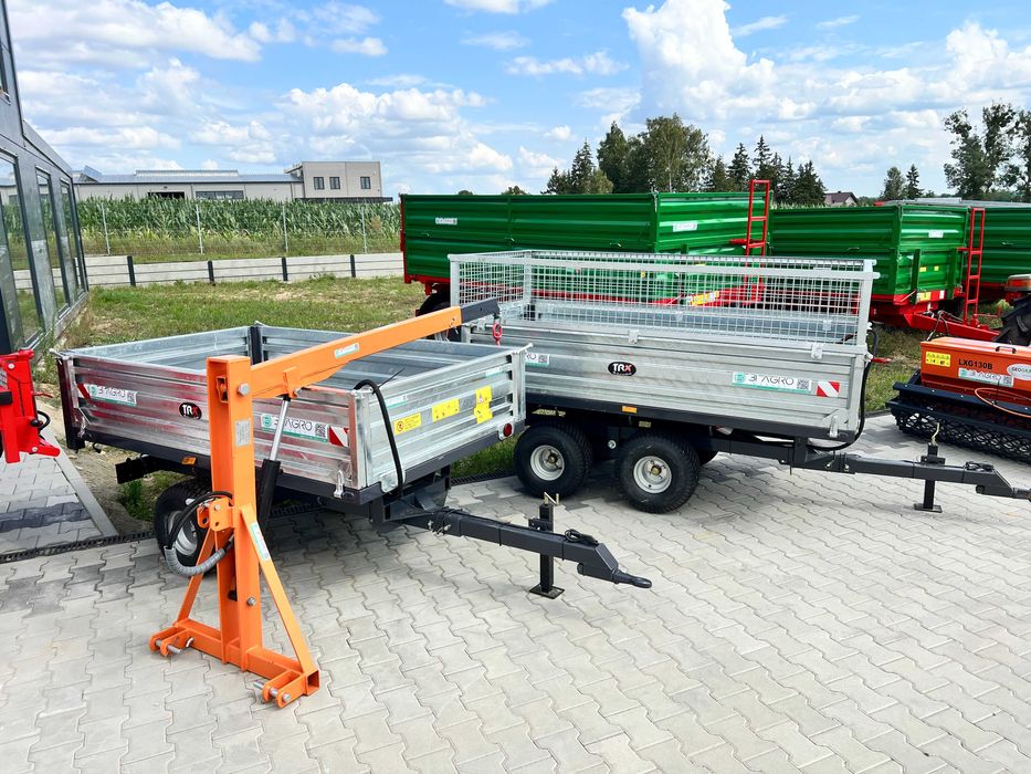 Przyczepka przyczepa 1.5 - 2T z Kiprem i oświetleniem TANdem -RATY--