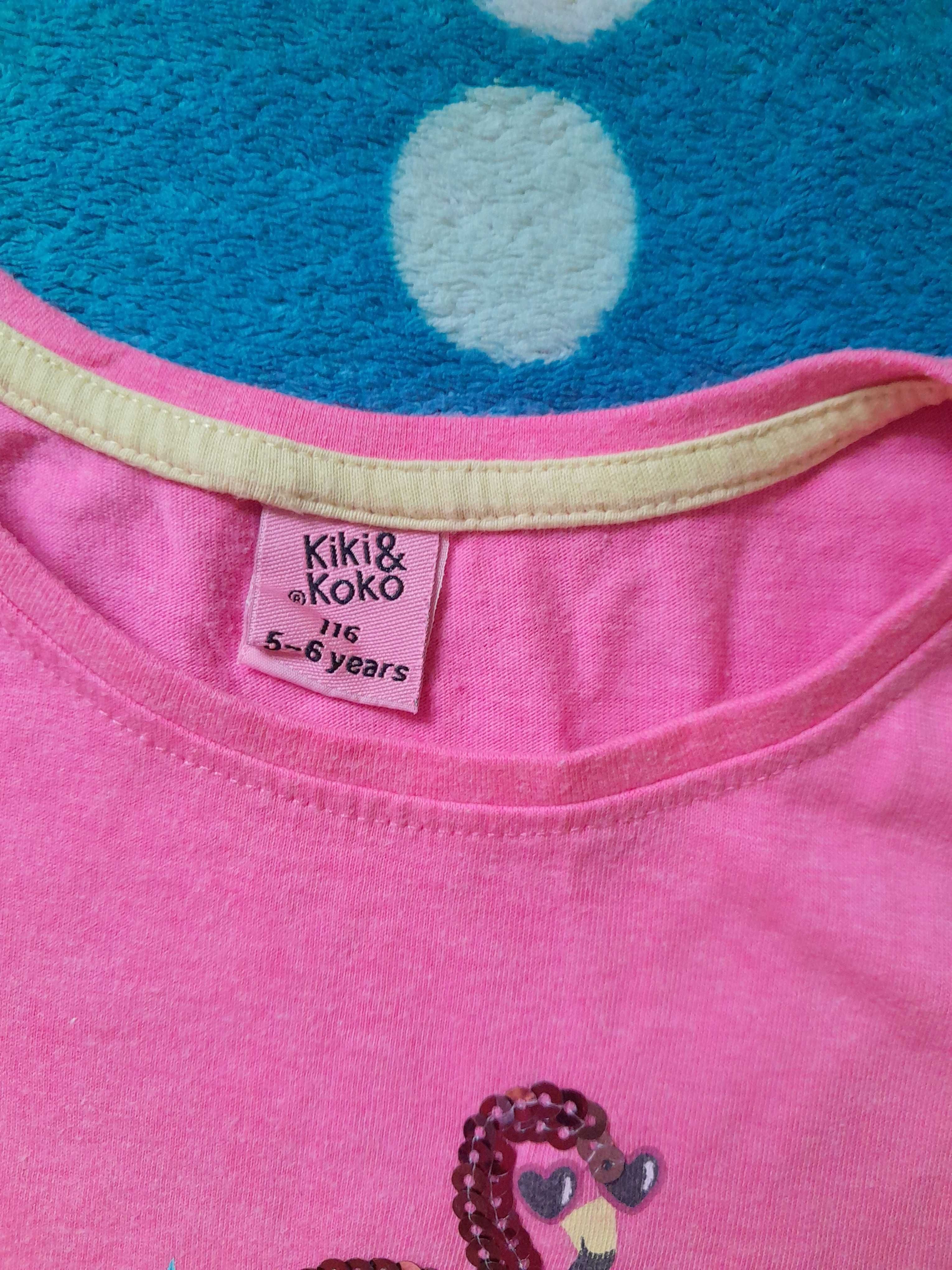 Bluzka bez rękawów frędzle Kiki&Koko 116cm
