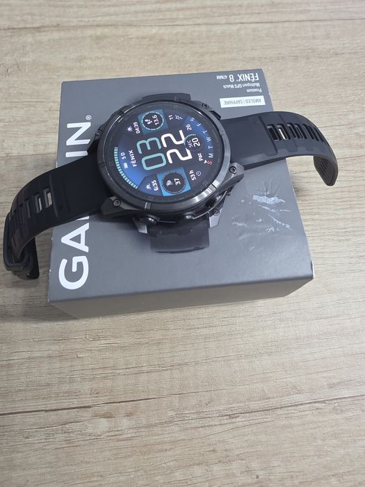 Garmin Fenix 8 Amoled Sapphire Carbon gray DLC Titanium 47 mm