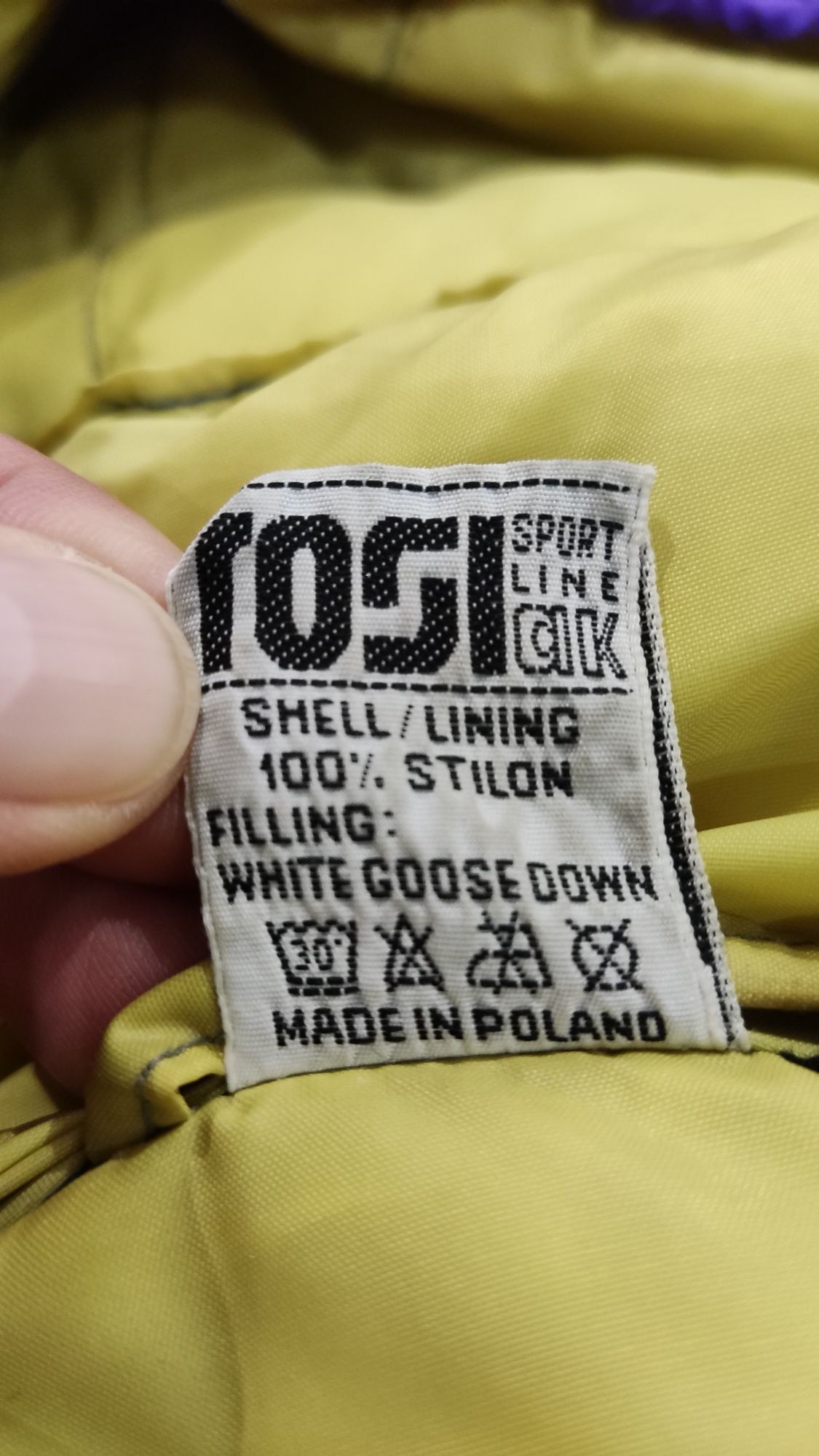 Ciepła męska kurtka puchowa rozm. XL