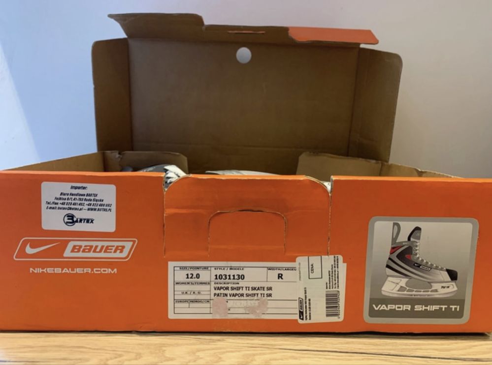 Łyżwy hokejowe Bauer x Nike Vapor Shift Ti