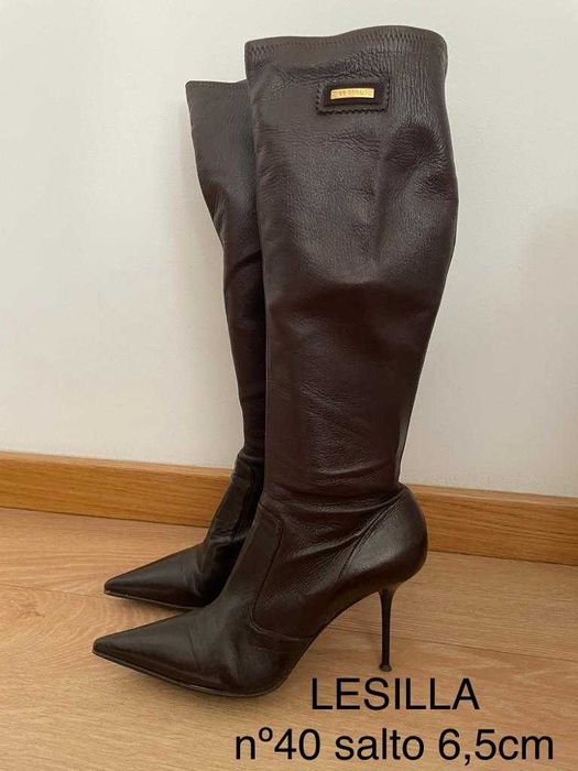 Botas salto alto marca LESILLA
