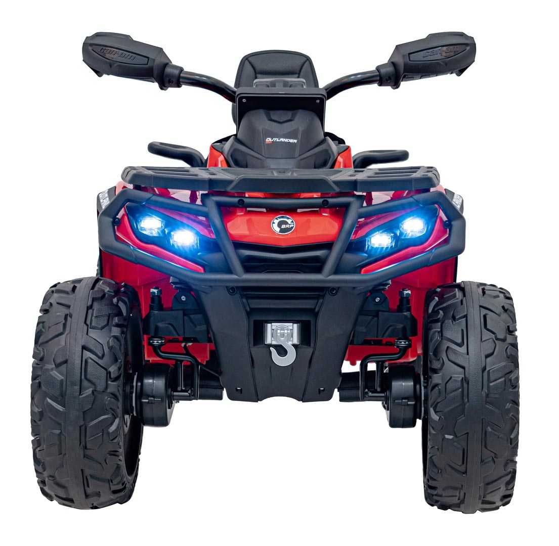Quad na akumulator Can-Am 24V Outlander ATV 4x200W Miękkie koła dzieci