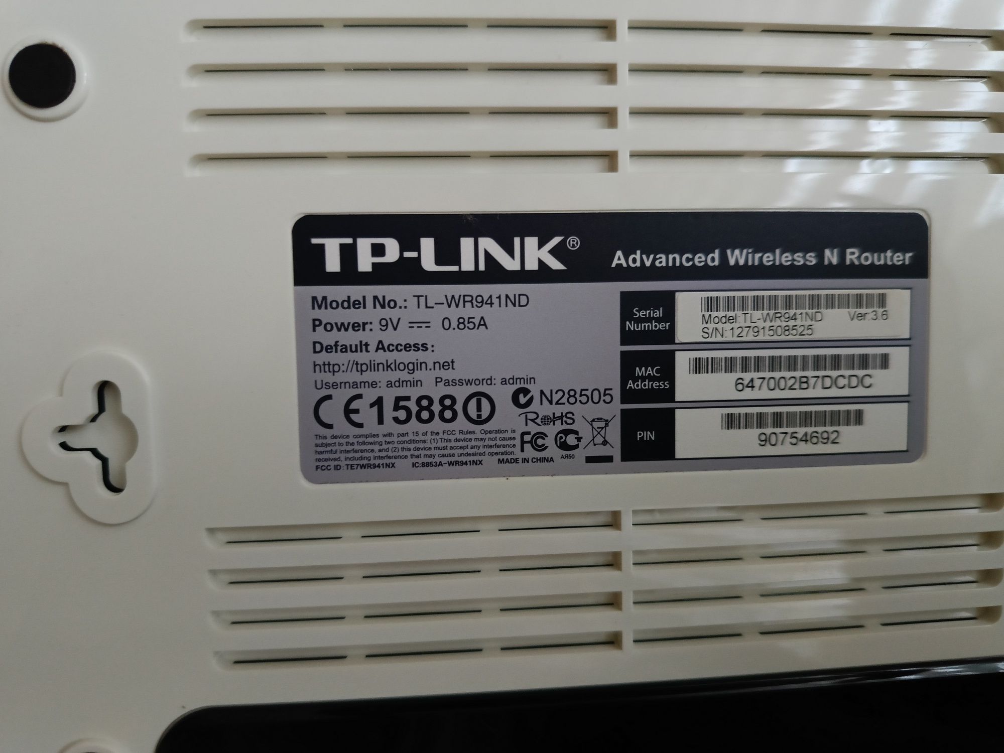 Router Tp- Link TL- WR941ND