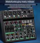 Mixer dj studyjny USB 6 kanałowy. Wielofunkcyjny. Mały a wydajny. Nowy