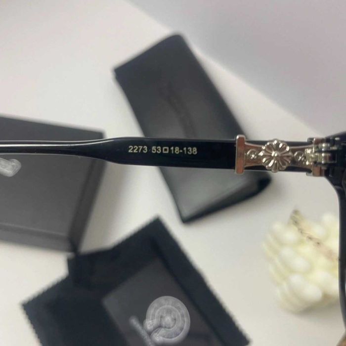 Окуляри Chrome Hearts з тонкою оправою очки хром хартс