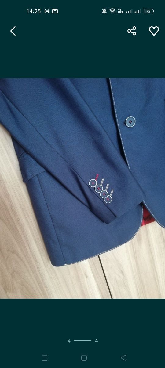 Granatowa marynarka męska L/50