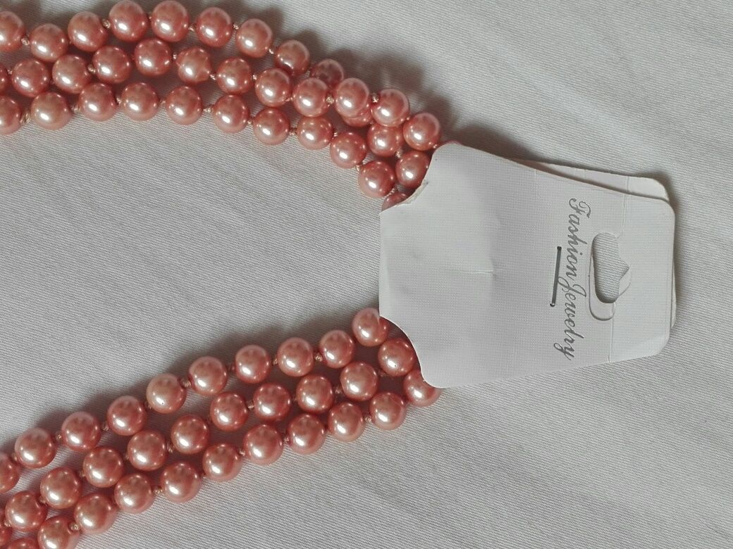 Sznur nowych pereł dł. ok. 235 cm firmy Fashion Jewelry