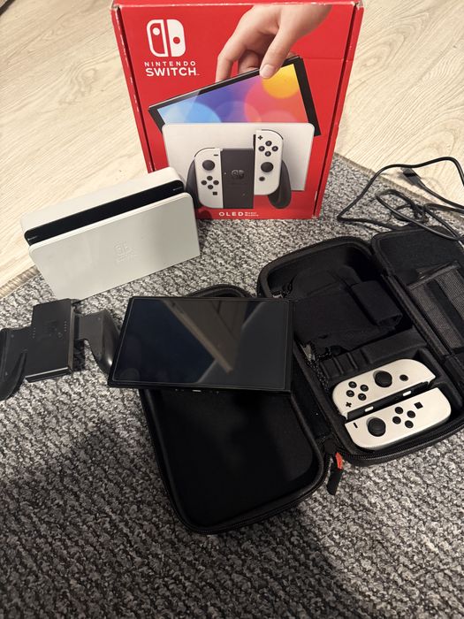 Nintendo switch oled  biała