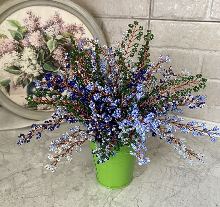 Вироби з бісера, кущ із бісера, ручна робота