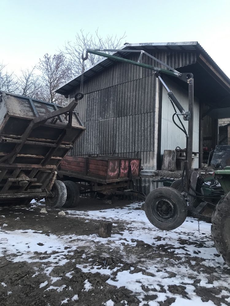 Кран причіпний до міні-трактора