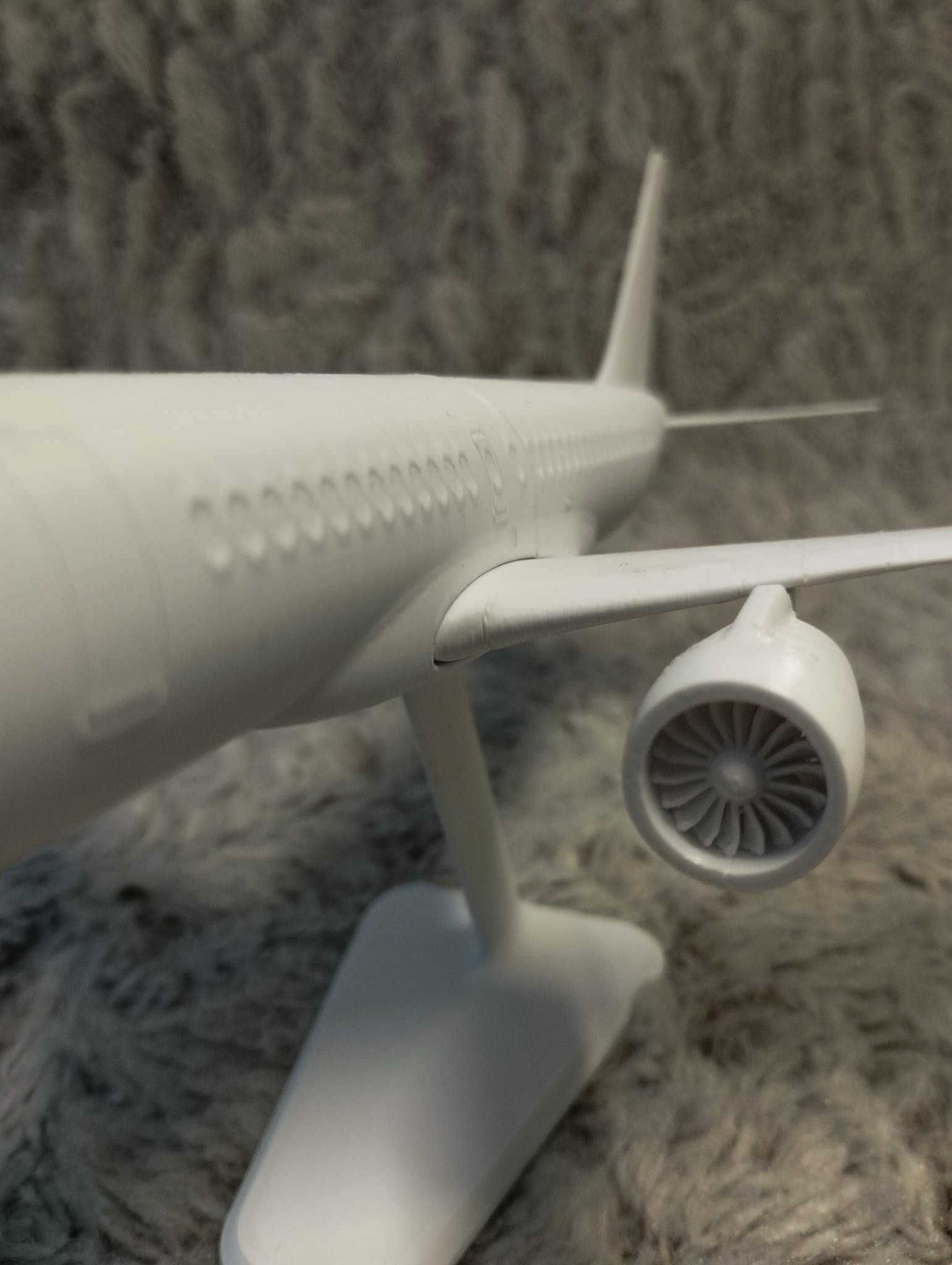 modele samolotów Airbus A220, Boeing B747, Antonov AN-225 Mrija