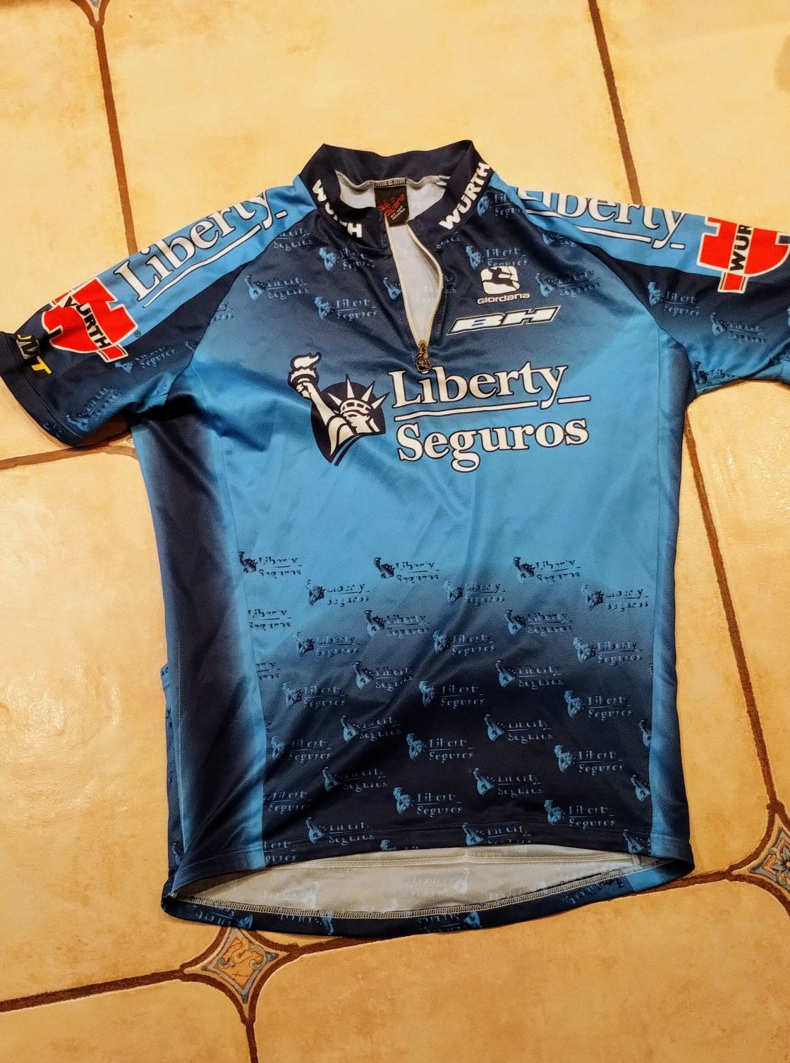 Koszulka kolarska Giordana Libertyn Seguros